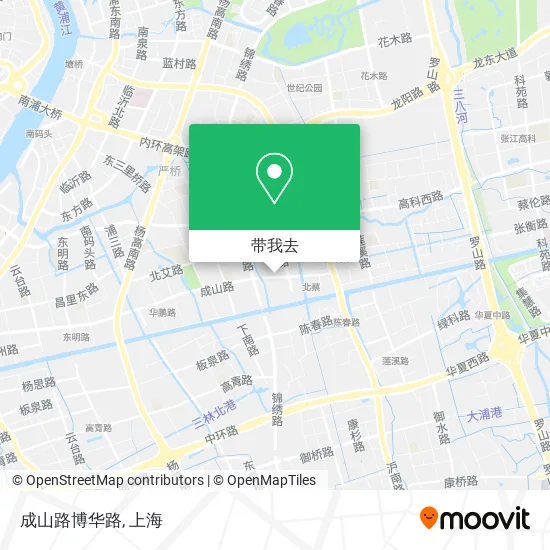 成山路博华路地图