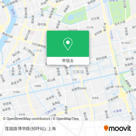 莲园路博华路(招呼站)地图