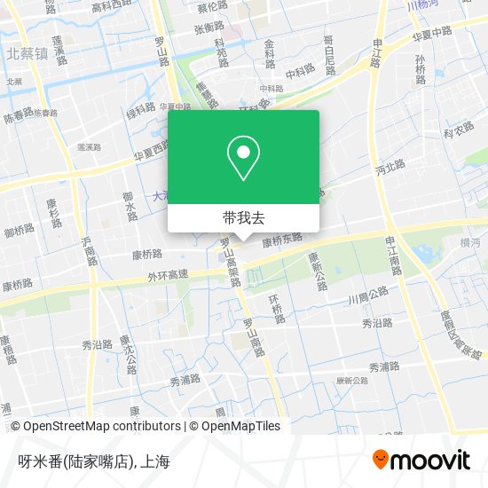 呀米番(陆家嘴店)地图