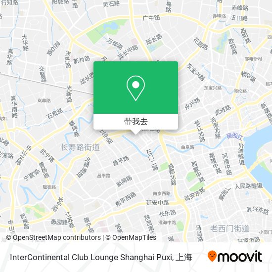 InterContinental Club Lounge Shanghai Puxi地图