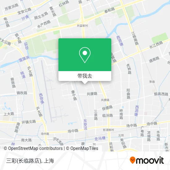 三彩(长临路店)地图