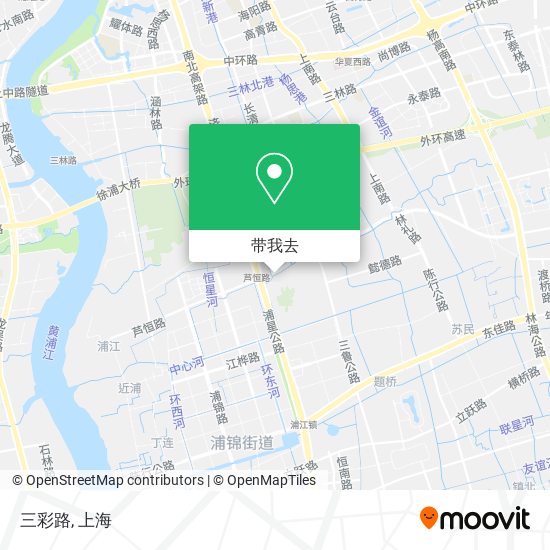 三彩路地图