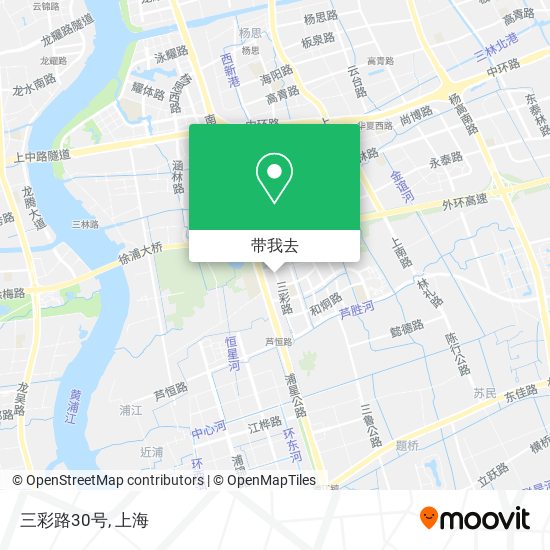 三彩路30号地图