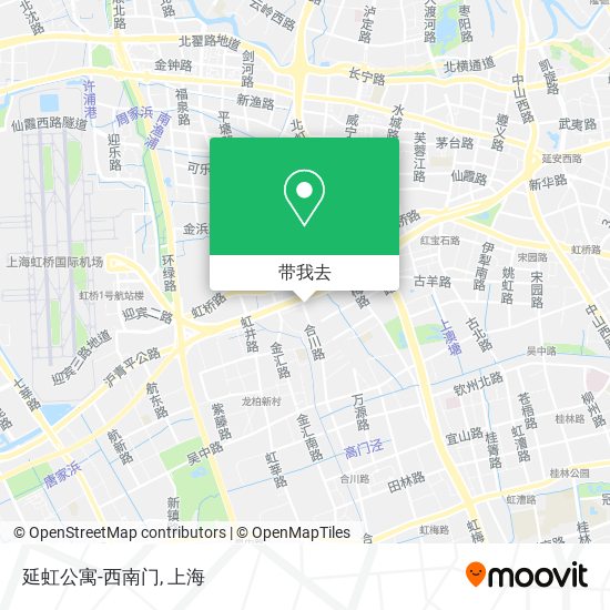 延虹公寓-西南门地图