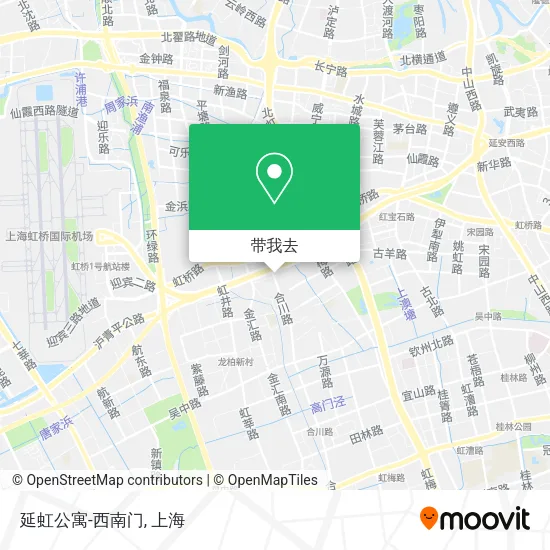延虹公寓-西南门地图