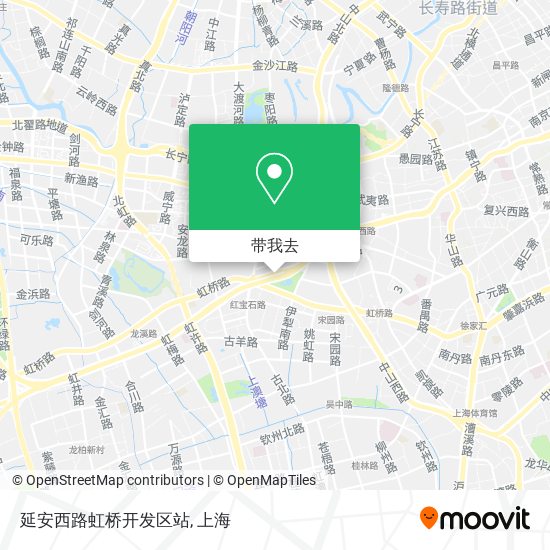 延安西路虹桥开发区站地图