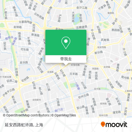延安西路虹许路地图