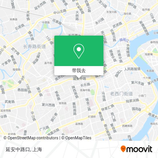 延安中路口地图