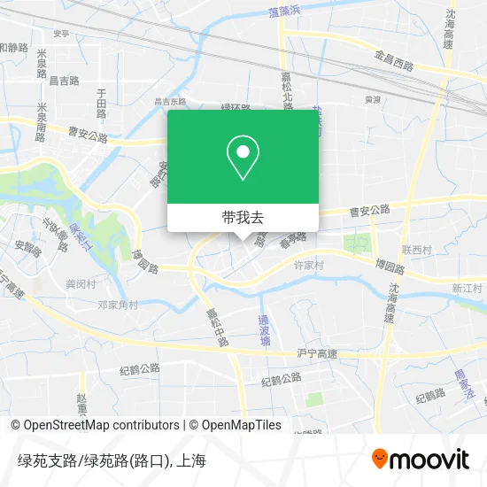 绿苑支路/绿苑路(路口)地图