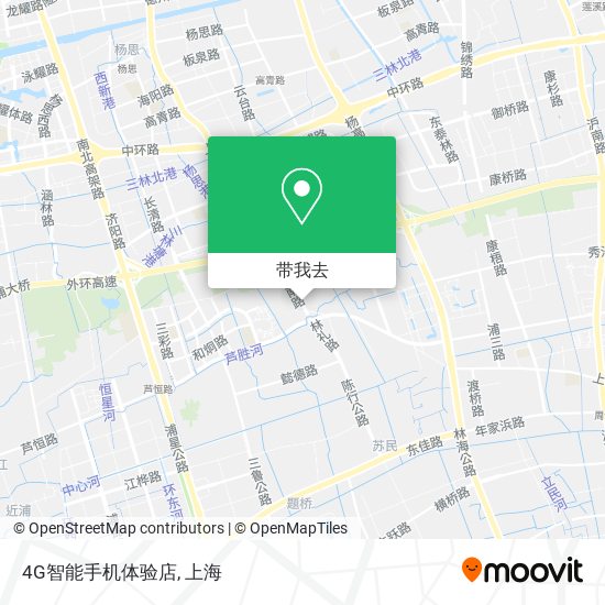4G智能手机体验店地图