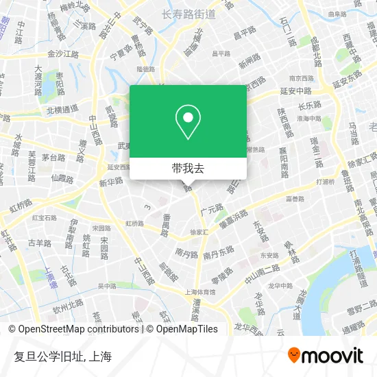 复旦公学旧址地图