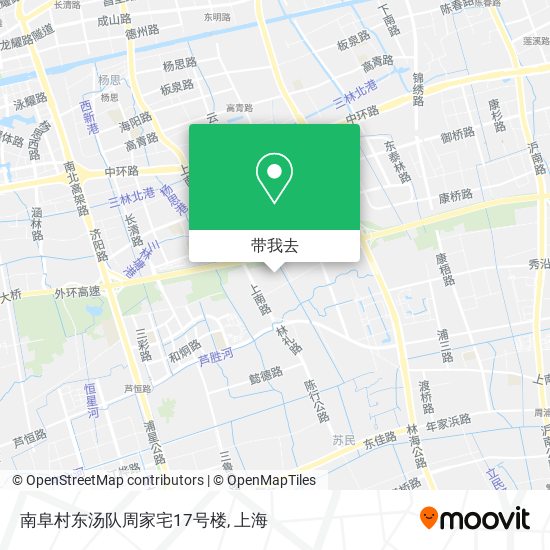 南阜村东汤队周家宅17号楼地图