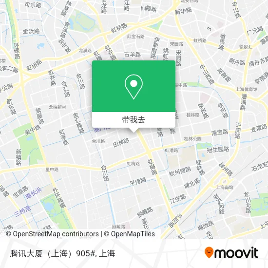 腾讯大厦（上海）905#地图