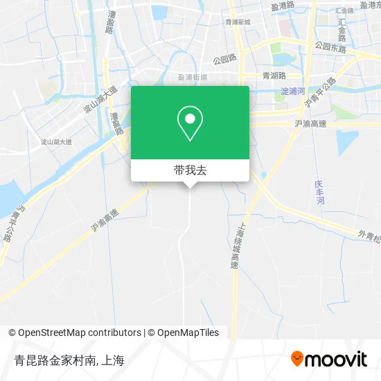 青昆路金家村南地图