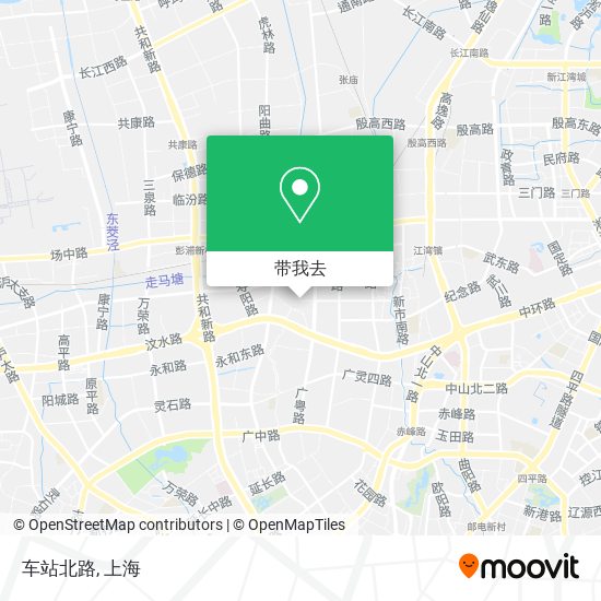 车站北路地图