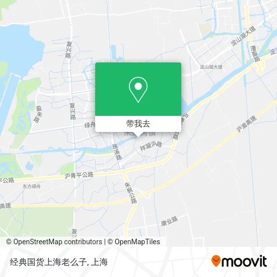 经典国货上海老么子地图