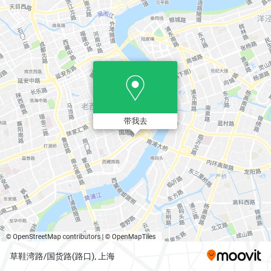 草鞋湾路/国货路(路口)地图
