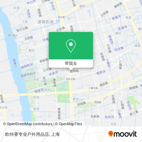 欧特赛专业户外用品店地图