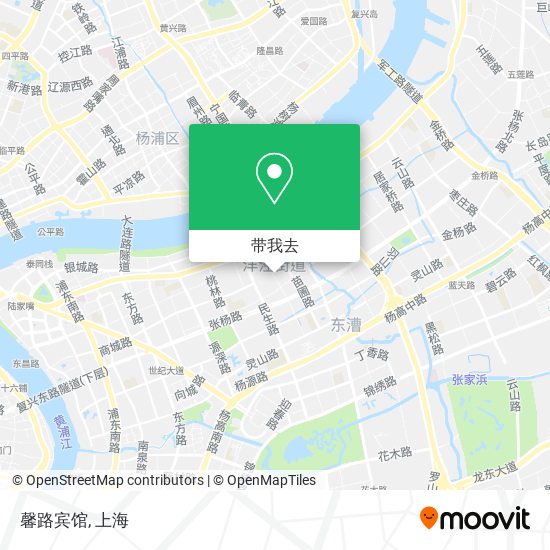 馨路宾馆地图