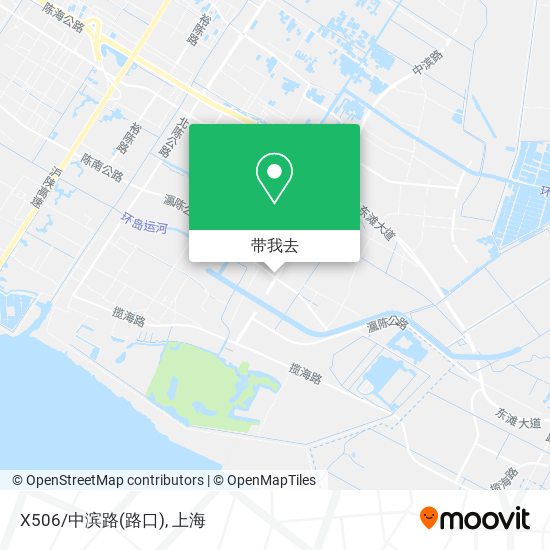 X506/中滨路(路口)地图