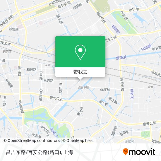 昌吉东路/百安公路(路口)地图