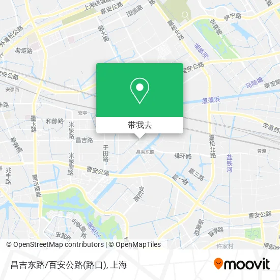 昌吉东路/百安公路(路口)地图