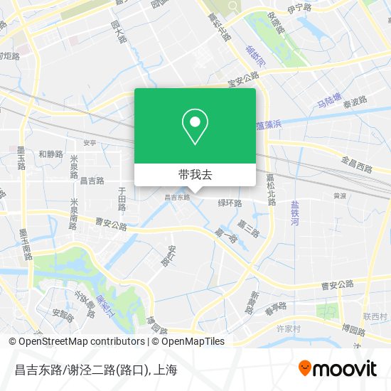 昌吉东路/谢泾二路(路口)地图