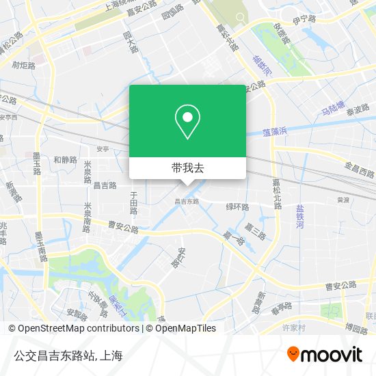 公交昌吉东路站地图