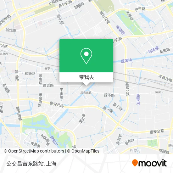 公交昌吉东路站地图