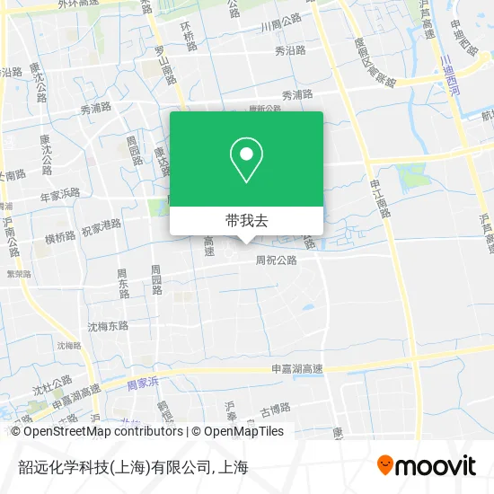 韶远化学科技(上海)有限公司地图