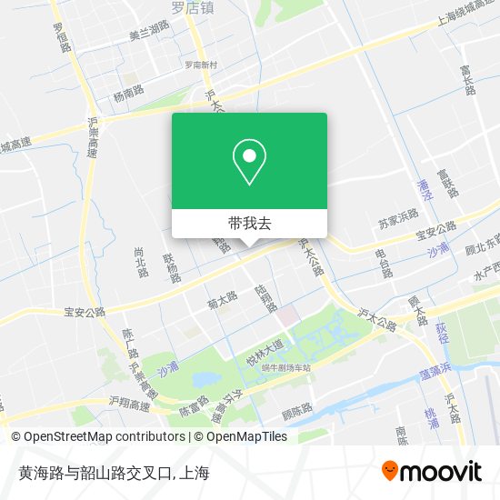 黄海路与韶山路交叉口地图