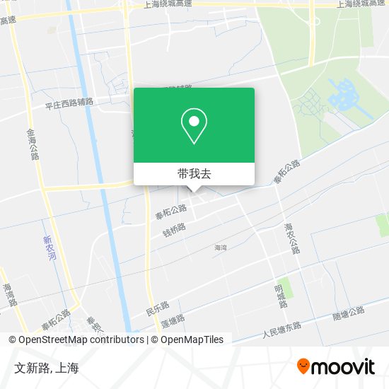 文新路地图