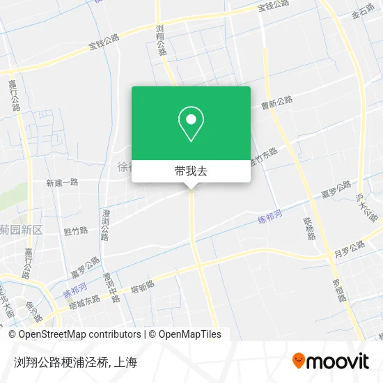 浏翔公路梗浦泾桥地图