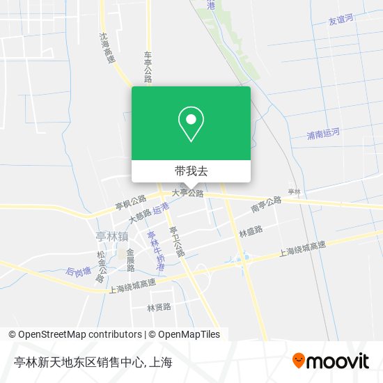 亭林新天地东区销售中心地图
