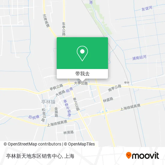 亭林新天地东区销售中心地图