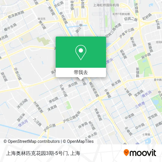 上海奥林匹克花园3期-5号门地图