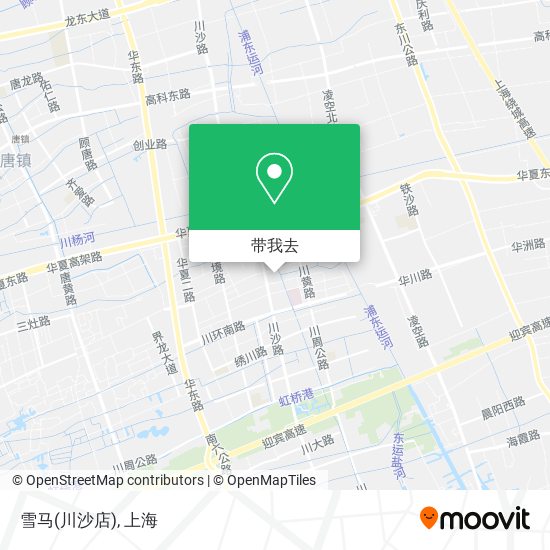 雪马(川沙店)地图