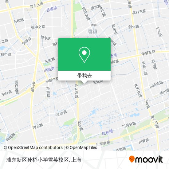 浦东新区孙桥小学雪英校区地图