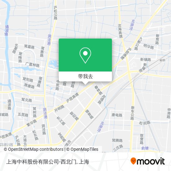 上海中科股份有限公司-西北门地图