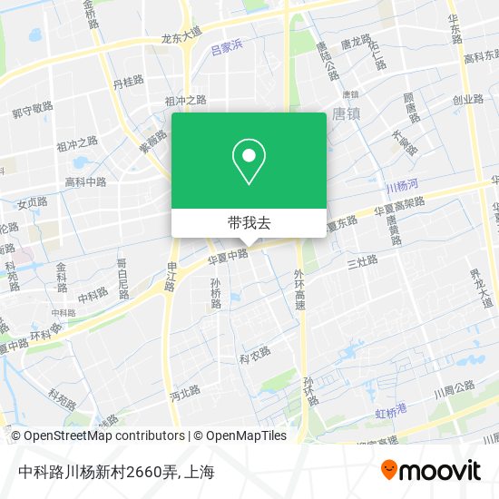 中科路川杨新村2660弄地图