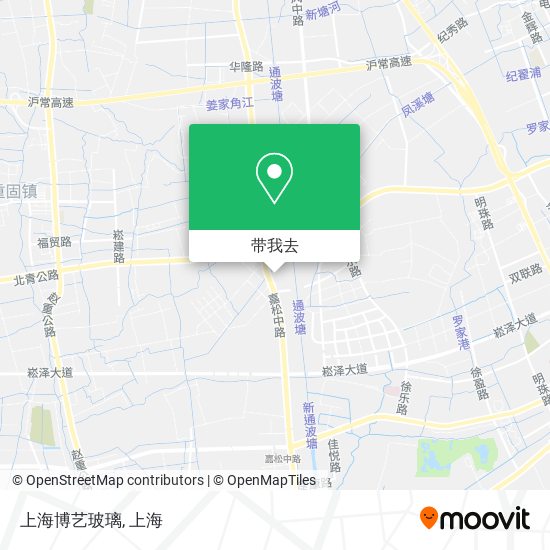 上海博艺玻璃地图