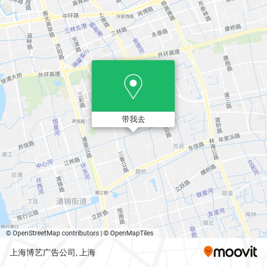 上海博艺广告公司地图