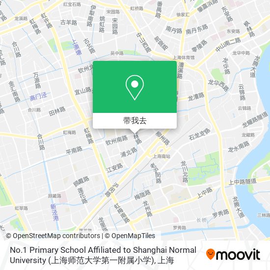 No.1 Primary School Affiliated to Shanghai Normal University (上海师范大学第一附属小学)地图