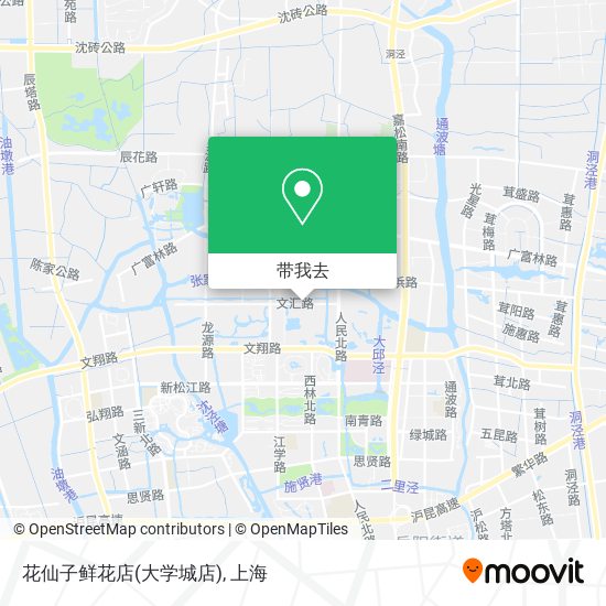 花仙子鲜花店(大学城店)地图