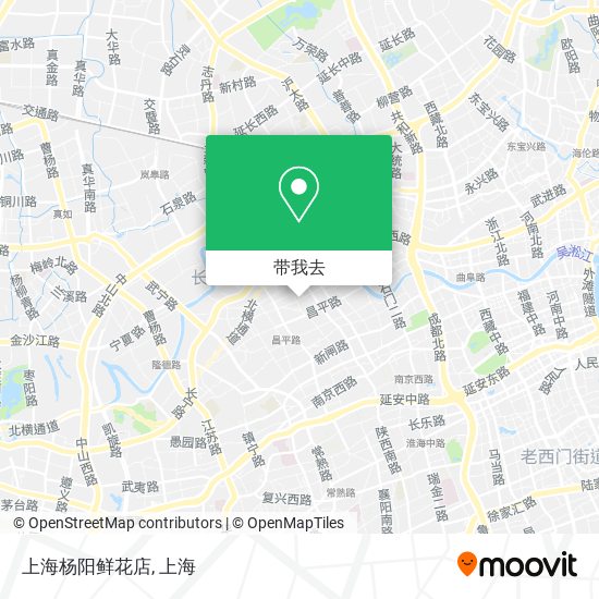 上海杨阳鲜花店地图