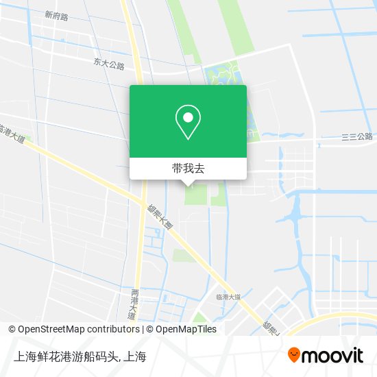 上海鲜花港游船码头地图