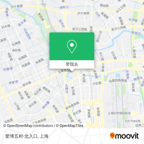 爱博五村-北入口地图