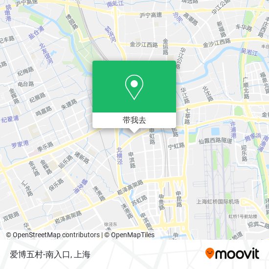 爱博五村-南入口地图