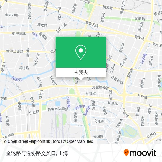 金轮路与通协路交叉口地图