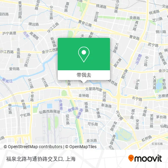 福泉北路与通协路交叉口地图